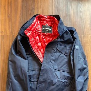 Express Men’s Jacket - Dark Blue, Large